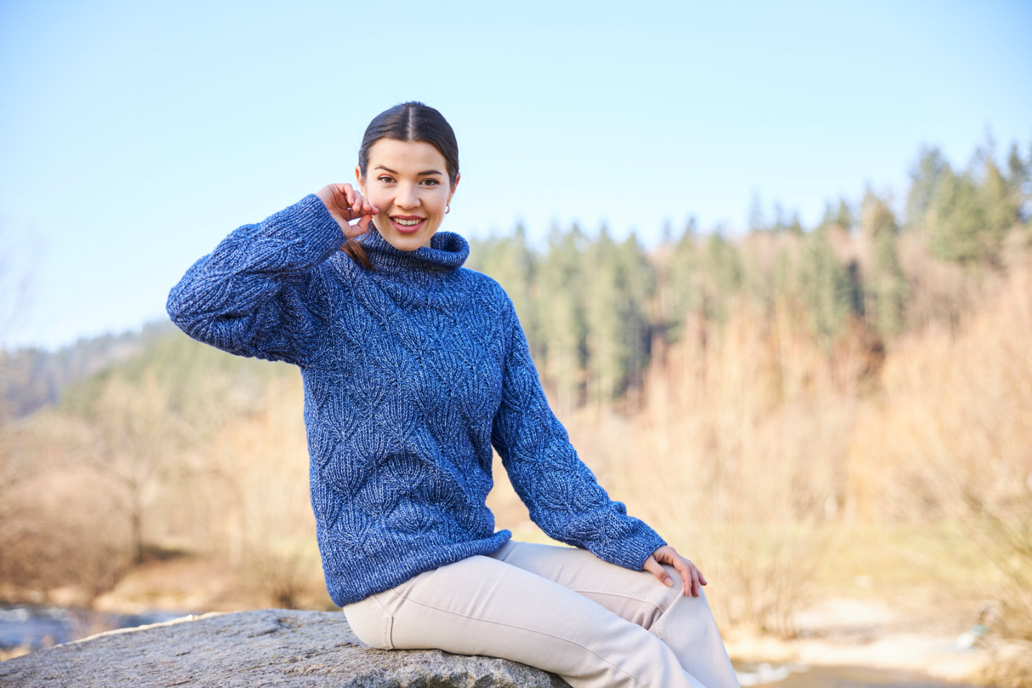 Pulli mit Fantasie-Patentmuster | Anleitungsheft + Wolle Sydney  | Stricken | Pro Lana, Christophorus Verlag