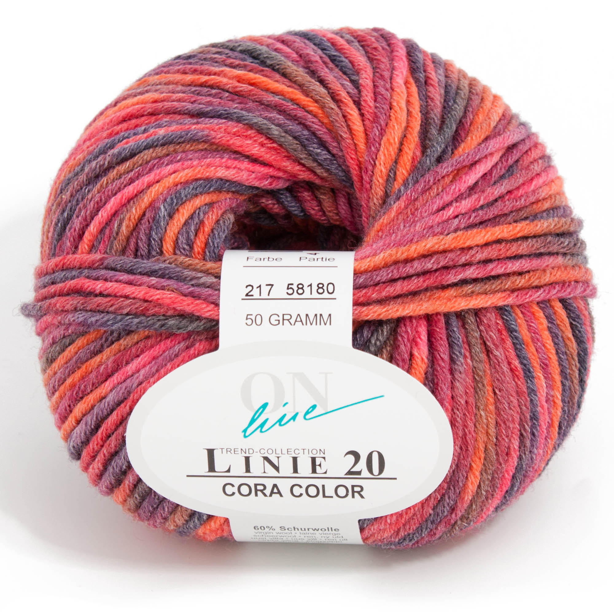 Cora Linie 20 Color von ONline 0260 - lila/grau/beige