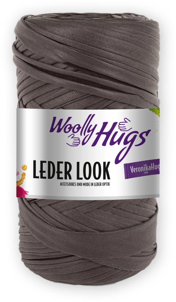 Leder Look von Woolly Hugs 0010 - brown