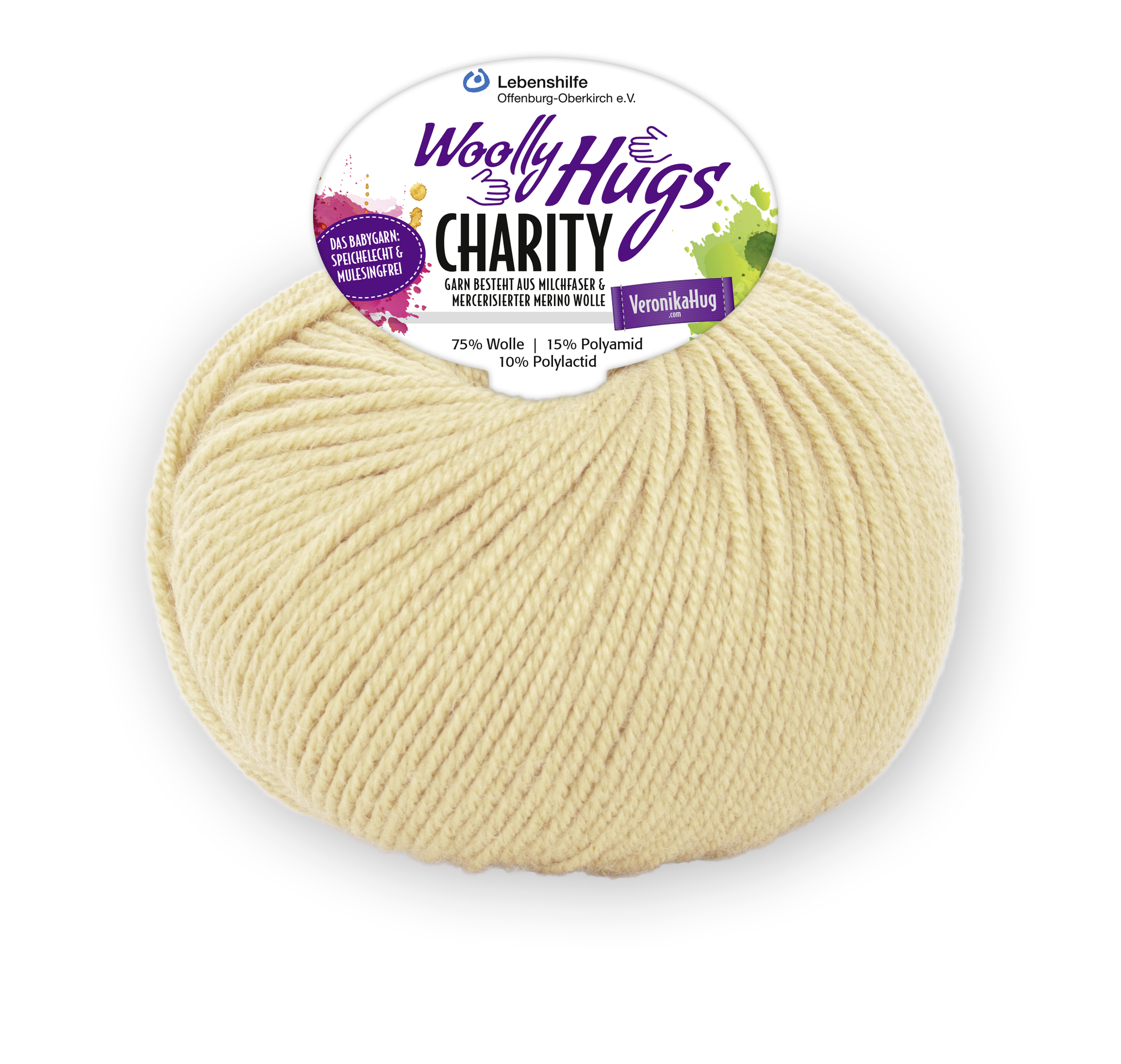 Charity von Woolly Hugs 0004 - vanille