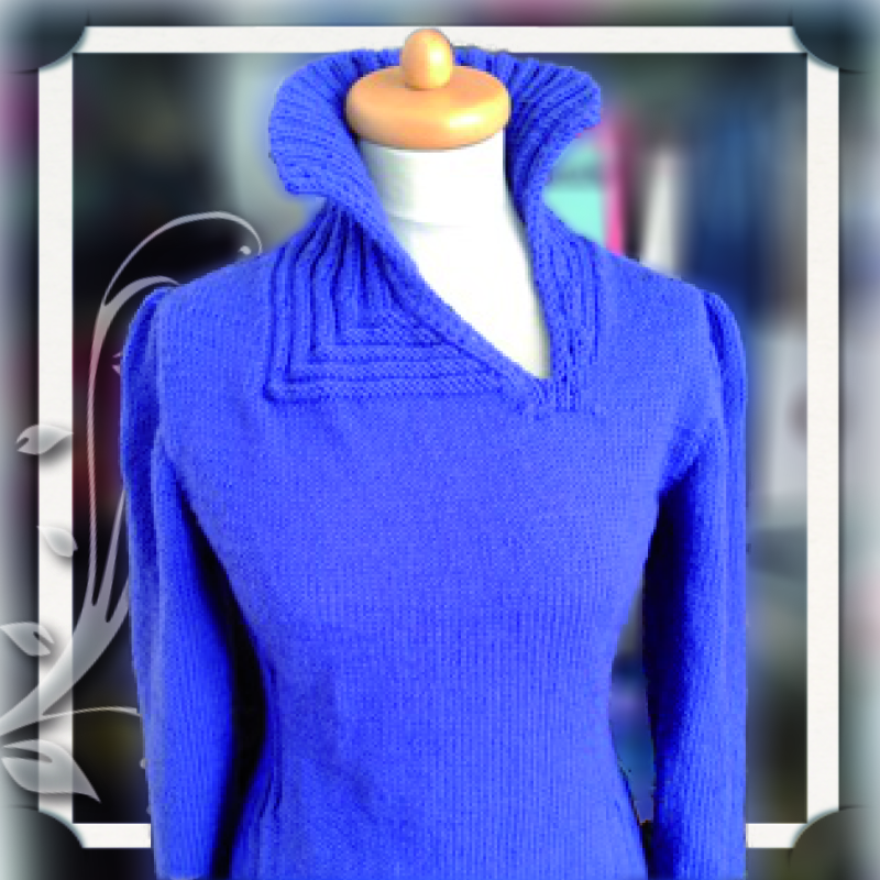 Top-Down-Pullover Athene | Einzelanleitung + Wolle Merino Pur 125  | Stricken | Sylvie Rasch