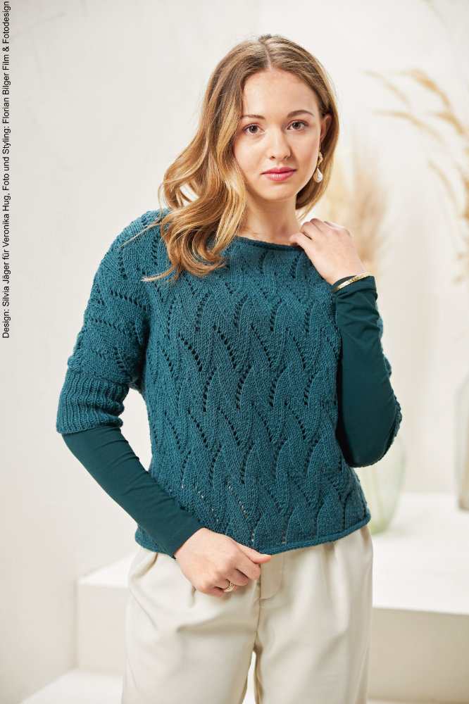 Kurzpulli Autumn | Anleitungsheft + Wolle Merino Stretch  | Stricken | Veronika Hug, Woolly Hugs, Christophorus Verlag