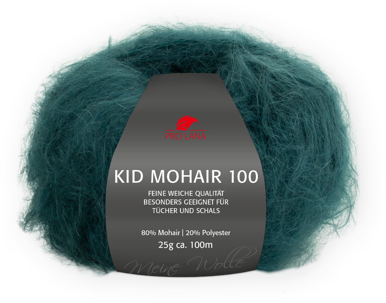 Kid Mohair 100 von Pro Lana 0068 - petrol