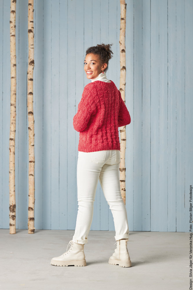 Pulli Kuschel - Wunder | Anleitungsheft + Wolle SHEEP  | Stricken | Veronika Hug, Woolly Hugs, Christophorus Verlag