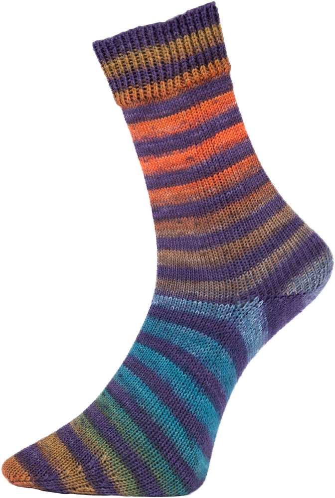 Paint Socks von Woolly Hugs 0212 - lila/orange